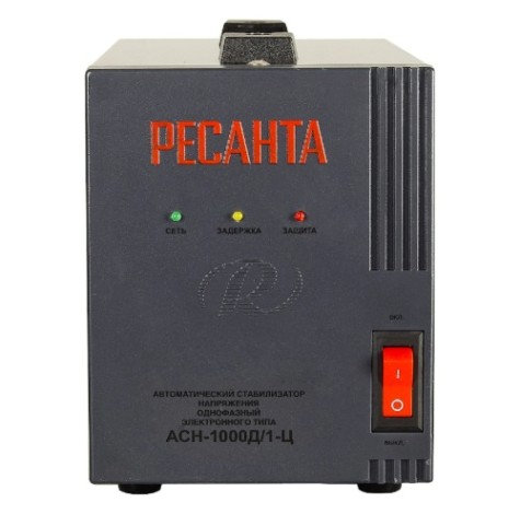 Стабилизатор напряжения однофазный Ресанта АСН- 1000Д/1 без дисплея [63/6/38]