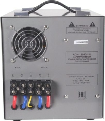 Стабилизатор напряжения однофазный Ресанта АСН-12000/1-Ц [63/6/10]