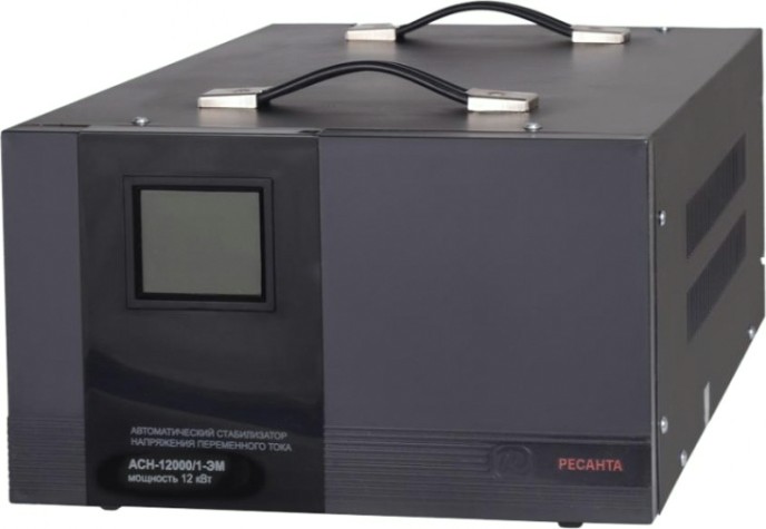 Стабилизатор напряжения однофазный Ресанта АСН-12000/1-ЭМ [63/1/17]