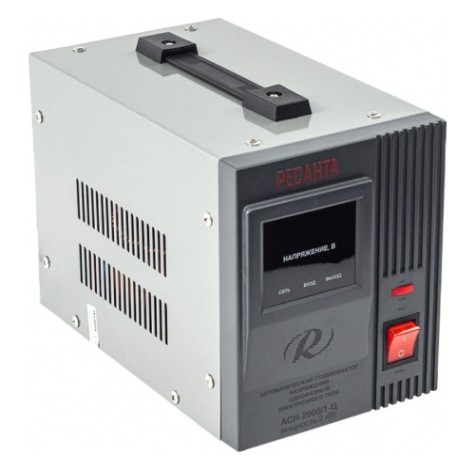 Стабилизатор напряжения однофазный Ресанта АСН- 2000/1-Ц [63/6/4]