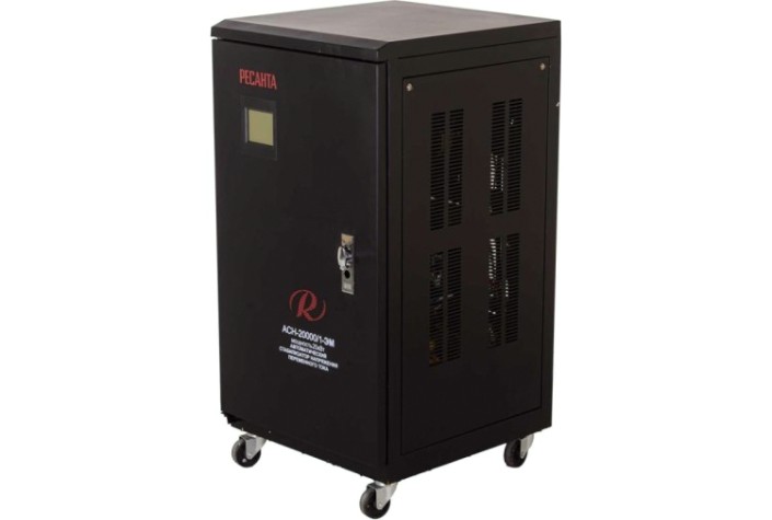 Стабилизатор напряжения однофазный Ресанта АСН-20000/1-ЭМ [63/3/2]