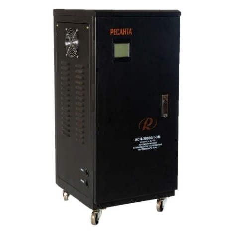 Стабилизатор напряжения однофазный Ресанта АСН-30000/1-ЭМ [63/3/3]