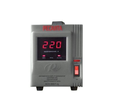 Стабилизатор напряжения однофазный Ресанта АСН- 500/1-Ц [63/6/1]