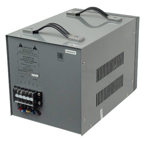 Стабилизатор напряжения однофазный Ресанта АСН- 5000/1-Ц [63/6/6]