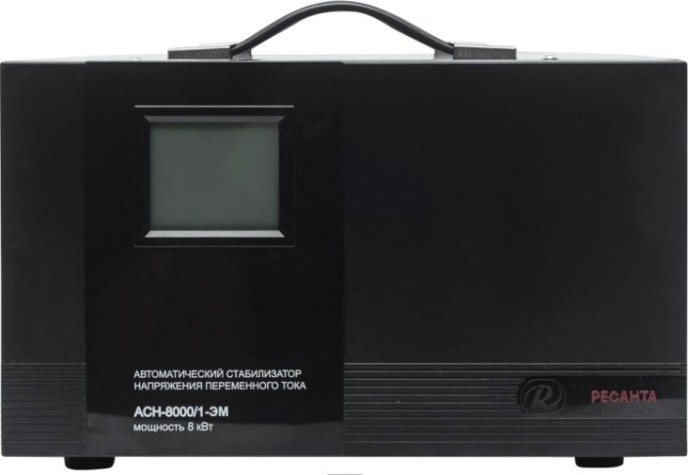 Стабилизатор напряжения однофазный Ресанта АСН- 8000/1-ЭМ [63/1/7]