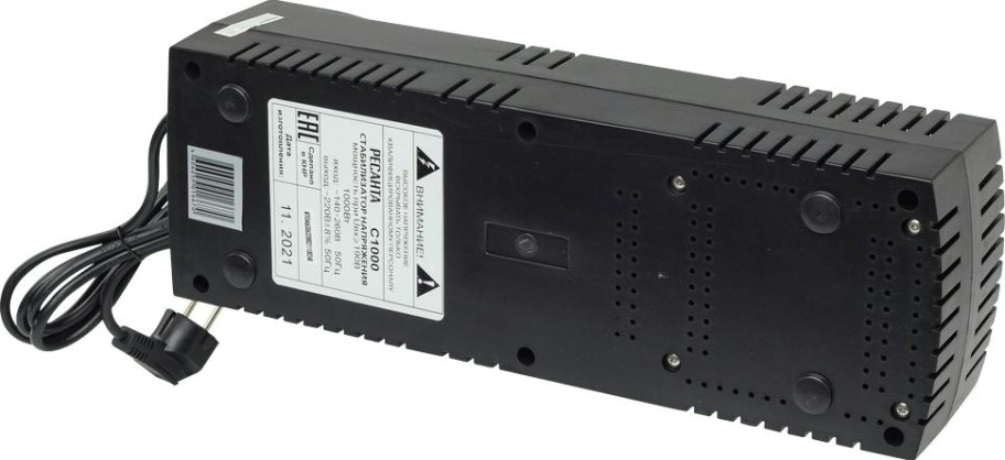 Стабилизатор напряжения однофазный Ресанта С1000 (сетевой фильтр) [63/6/32]