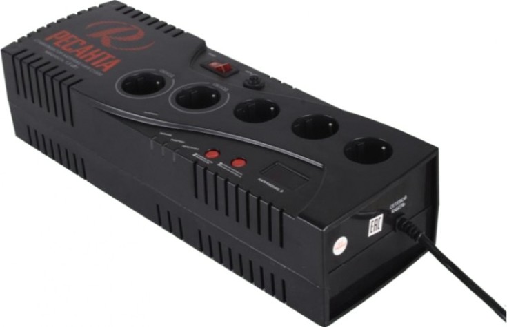 Стабилизатор напряжения однофазный Ресанта С1500 (сетевой фильтр) [63/6/33]