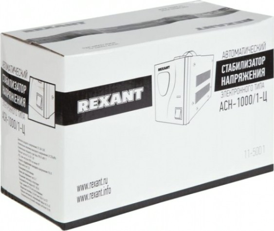 Стабилизатор напряжения однофазный REXANT AСН-1000/1-Ц [11-5001]