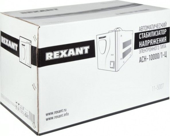 Стабилизатор напряжения однофазный REXANT AСН-10000/1-Ц [11-5007]