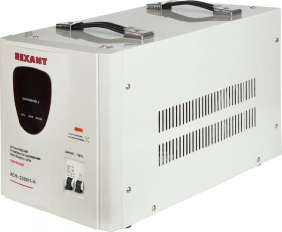 Стабилизатор напряжения однофазный REXANT AСН-12000/1-Ц [11-5008]