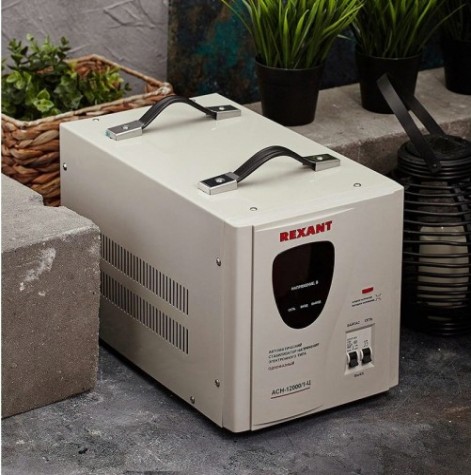 Стабилизатор напряжения однофазный REXANT AСН-12000/1-Ц [11-5008]