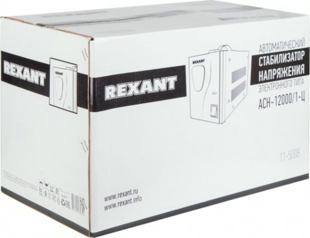 Стабилизатор напряжения однофазный REXANT AСН-12000/1-Ц [11-5008]