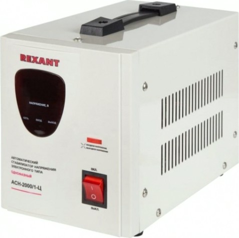 Стабилизатор напряжения однофазный REXANT AСН-2000/1-Ц [11-5003]