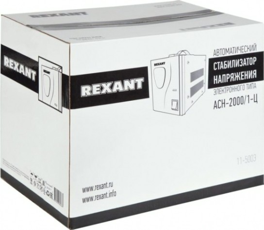 Стабилизатор напряжения однофазный REXANT AСН-2000/1-Ц [11-5003]