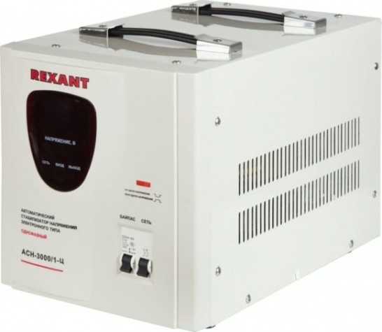 Стабилизатор напряжения однофазный REXANT AСН-3000/1-Ц [11-5004]
