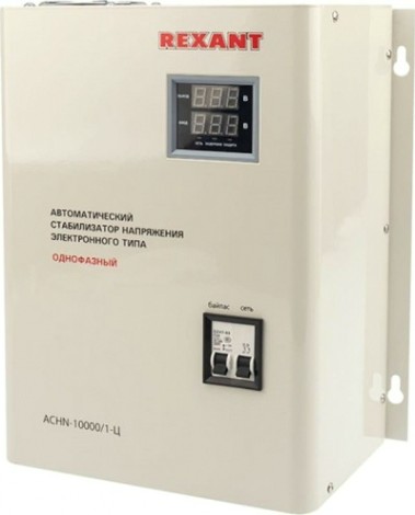 Стабилизатор напряжения однофазный REXANT АСНN-10000/1-Ц настенный [11-5011]
