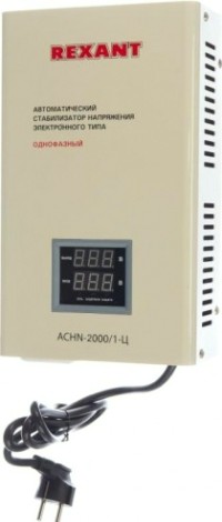 Стабилизатор напряжения однофазный REXANT АСНN-2000/1-Ц настенный [11-5015]