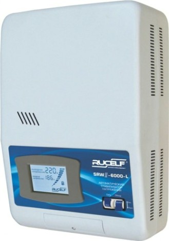 Стабилизатор напряжения однофазный RUCELF SRW.II-6000-L [SRWII-6000-L]