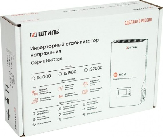 Стабилизатор напряжения однофазный ШТИЛЬ ИнСтаб IS 2000 (инверторный) [IS2000 (220-230В)]