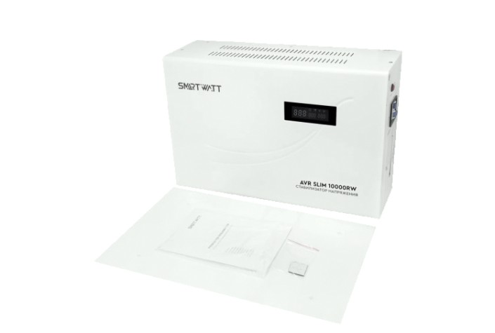 Стабилизатор напряжения однофазный SMARTWATT AVR SLIM 10000RW настенный