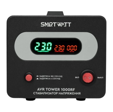 Стабилизатор напряжения однофазный SMARTWATT AVR TOWER 1000RF напольный [AVR TOWER 1000RF]