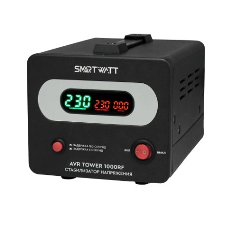 Стабилизатор напряжения однофазный SMARTWATT AVR TOWER 1000RF напольный [AVR TOWER 1000RF]