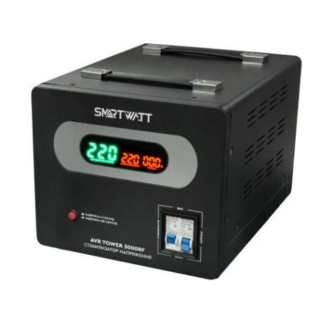 Стабилизатор напряжения однофазный SMARTWATT AVR TOWER 3000RF напольный [AVR TOWER 3000RF]