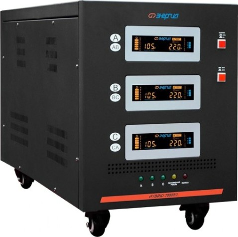 Стабилизатор напряжения трехфазный ЭНЕРГИЯ Hybrid-II 150000/3 [Е0101-0204]