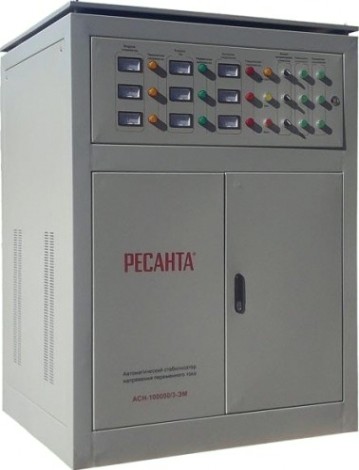 Стабилизатор напряжения трехфазный Ресанта АСН-100 000/3-ЭМ [63/4/11]