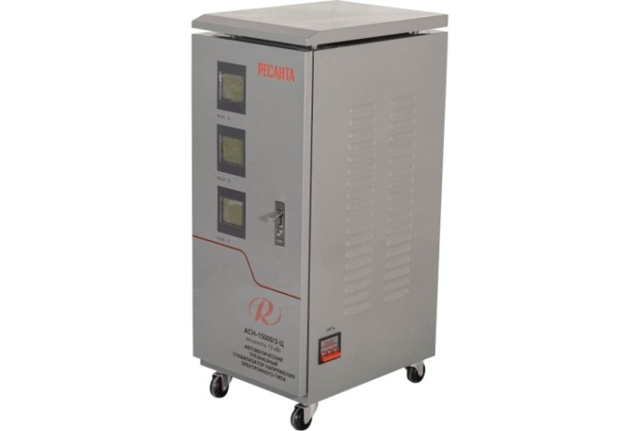 Стабилизатор напряжения трехфазный Ресанта АСН- 15 000/3-Ц [63/4/17]