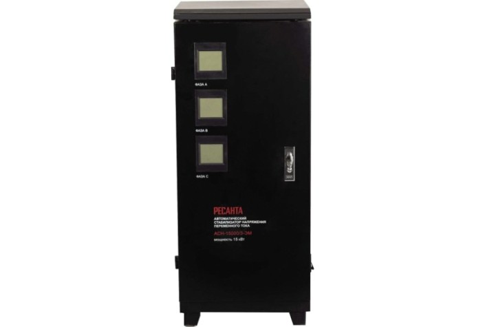 Стабилизатор напряжения трехфазный Ресанта АСН- 15 000/3-ЭМ [63/4/5]