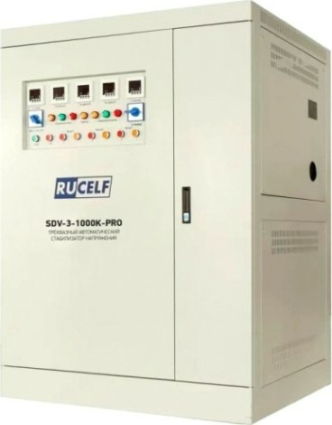 Стабилизатор напряжения трехфазный RUCELF SDV-3-1500K-PRO Стабилизатор напряжения трехфазный RUCELF SDV-3-1500K-PRO