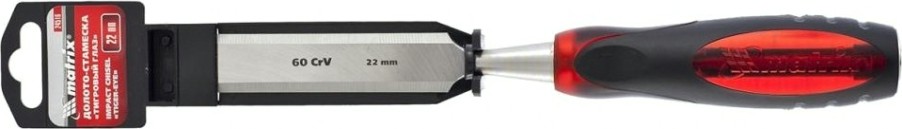 Стамеска MATRIX 22 мм "тигровый глаз", двухкомпонентная обрезинен [24516]