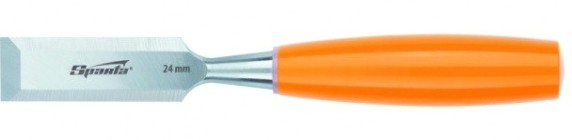 Стамеска Sparta 30 мм плоская, пластиковая рукоятка [244305]