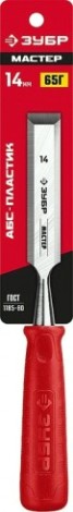 Стамеска ЗУБР МАСТЕР с пластиковой рукояткой, 14мм [18094-14_z01]