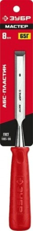 Стамеска ЗУБР МАСТЕР с пластиковой рукояткой, 8мм [18094-08_z01]