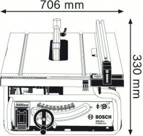 Станок циркулярный BOSCH GTS 10 J [0601B30500]