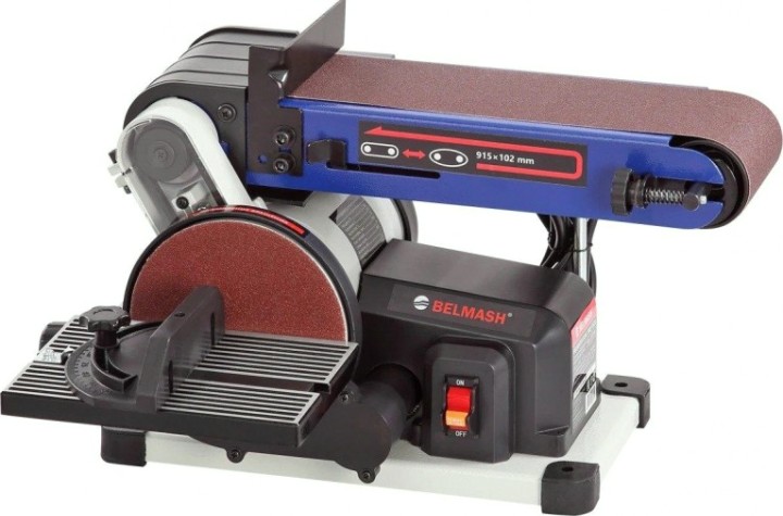 Станок шлифовальный тарельчато-ленточный BELMASH BDG 100/152L [S221A]