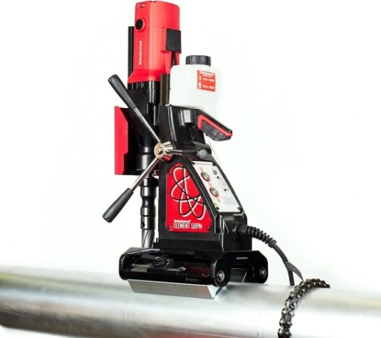 Станок сверлильный на магнитной подошве Rotabroach ELEMENT 50 PM электрический, для сверления труб [КБ001289]