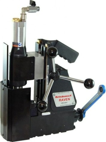 Станок сверлильный на магнитной подошве Rotabroach Raven МСС-52П пневматический [КБ008439]