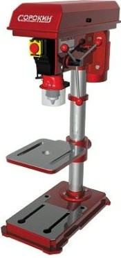 Станок сверлильный СОРОКИН 20.500 настольный, 5 скоростей, 13 мм, 350 Вт