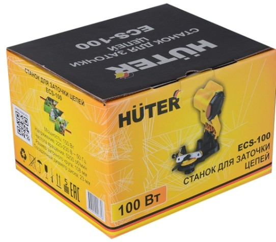 Станок заточной HUTER ECS-100 для заточки цепей [72/10/2]