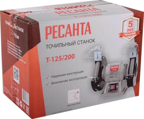 Станок заточной Ресанта Т-125/200 точильный [75/7/1]