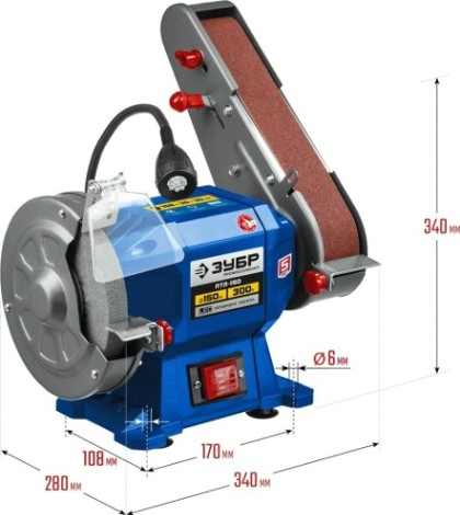 Станок заточной ЗУБР ПТЛ-150 «ПРОФЕССИОНАЛ» Станок заточной ЗУБР ПТЛ-150 «ПРОФЕССИОНАЛ»