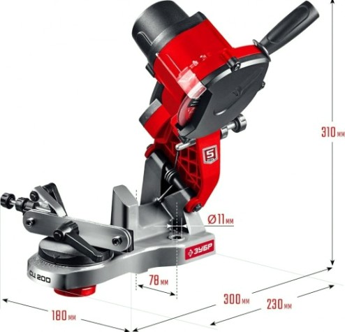 Станок заточной ЗУБР СЦ-200 для заточки цепей