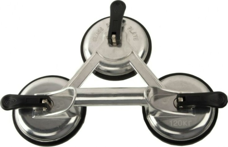 Стеклодомкрат Кобальт 911-109 тройной алюминиевый, 120 кг