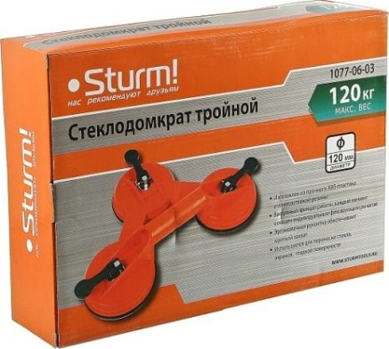Стеклодомкрат Sturm 1077-06-03 тройной