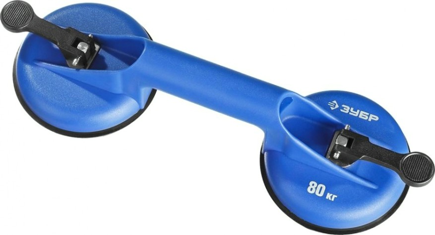 Стеклодомкрат ЗУБР ПРОФИ пластиковый, двойной, 80кг [3372-2_z01]