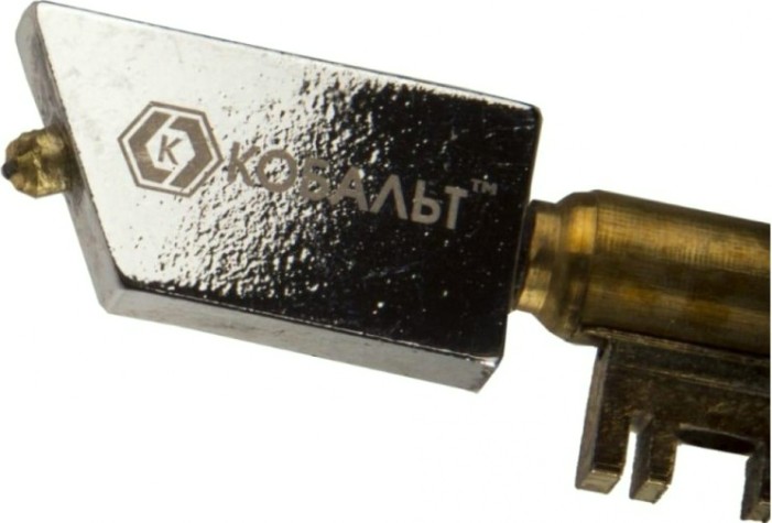 Стеклорез Кобальт 911-130 алмазный, деревянная рукоятка