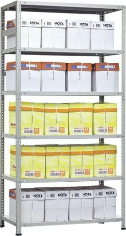 Стеллаж ПРАКТИК MS Hard 185/100 х 40/4 (4 полки)